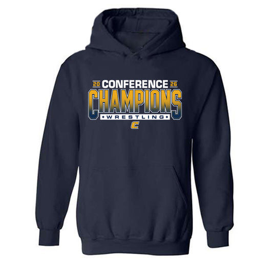 UTC - NCAA Wrestling : Tavian Camper - Conference Champions Hooded Sweatshirt-0