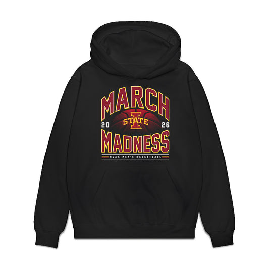 Iowa State - NCAA Men's Basketball : Xzavion Mitchell - NCAA® March Madness® 2026 Premium Hooded Sweatshirt-0
