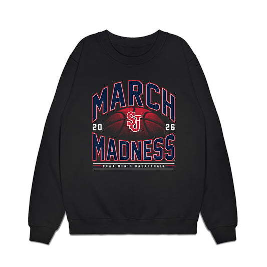 St. Johns - NCAA Men's Basketball : Kelvin Odih - NCAA® March Madness® 2026 Premium Crewneck Sweatshirt-0