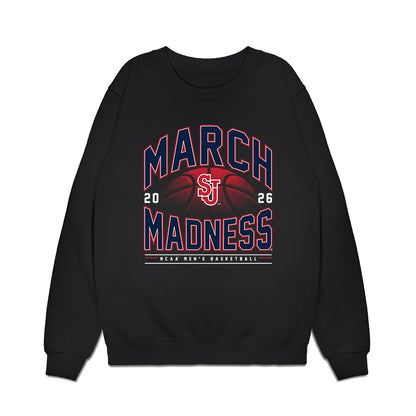 St. Johns - NCAA Men's Basketball : Fotis Konstantinidis - NCAA® March Madness® 2026 Premium Crewneck Sweatshirt-0