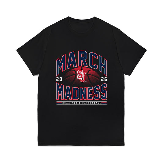 St. Johns - NCAA Men's Basketball : Kelvin Odih - NCAA® March Madness® 2026 Comfort Colors T-Shirt-0