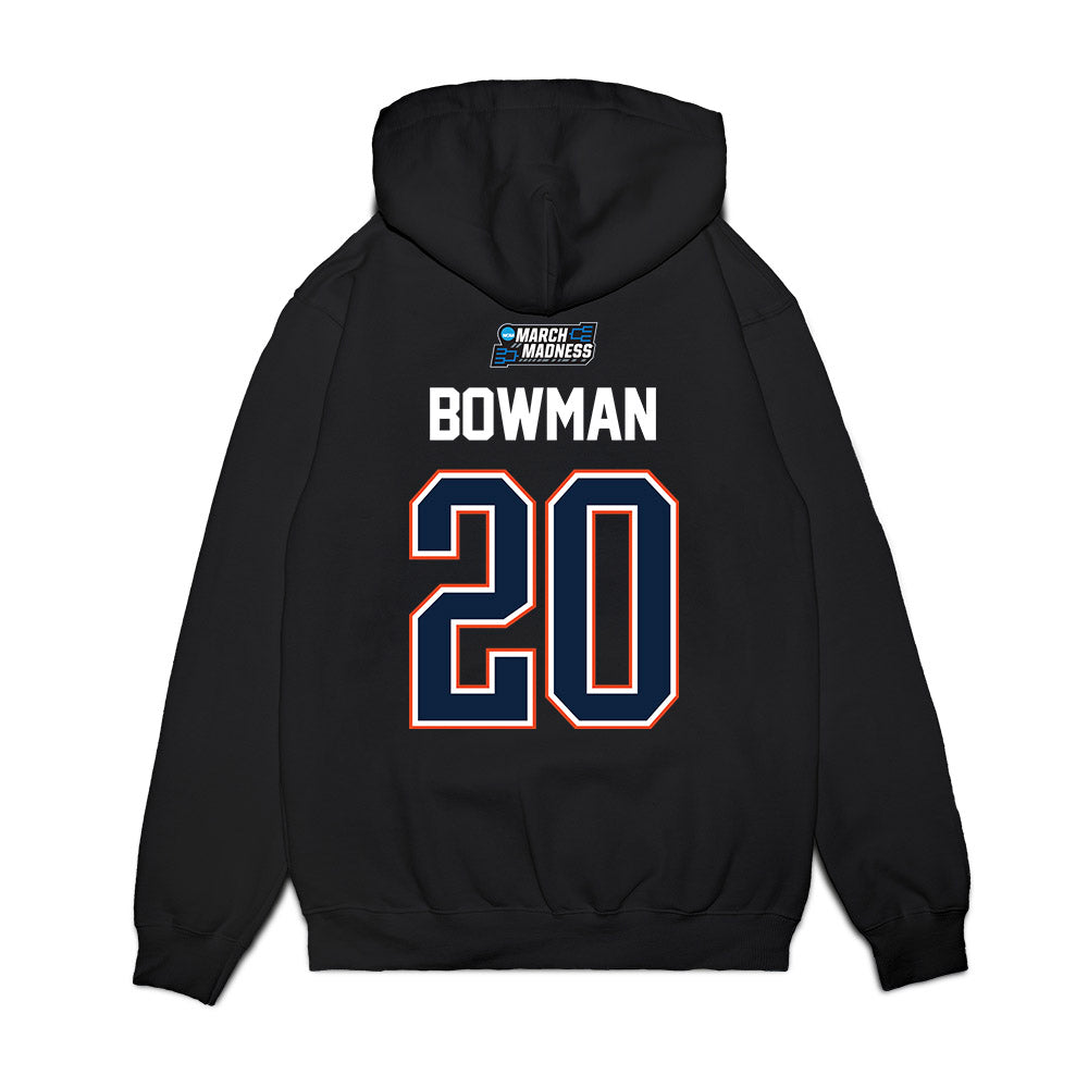 Auburn - NCAA Men's Basketball : Jeremiah Bowman - NCAA® March Madness® 2026 Premium Hooded Sweatshirt-1
