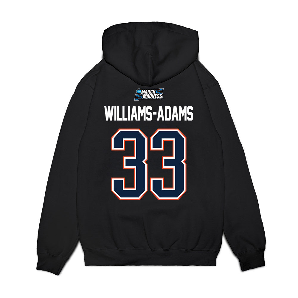 Auburn - NCAA Men's Basketball : Sebastian Williams-Adams - NCAA® March Madness® 2026 Premium Hooded Sweatshirt-1