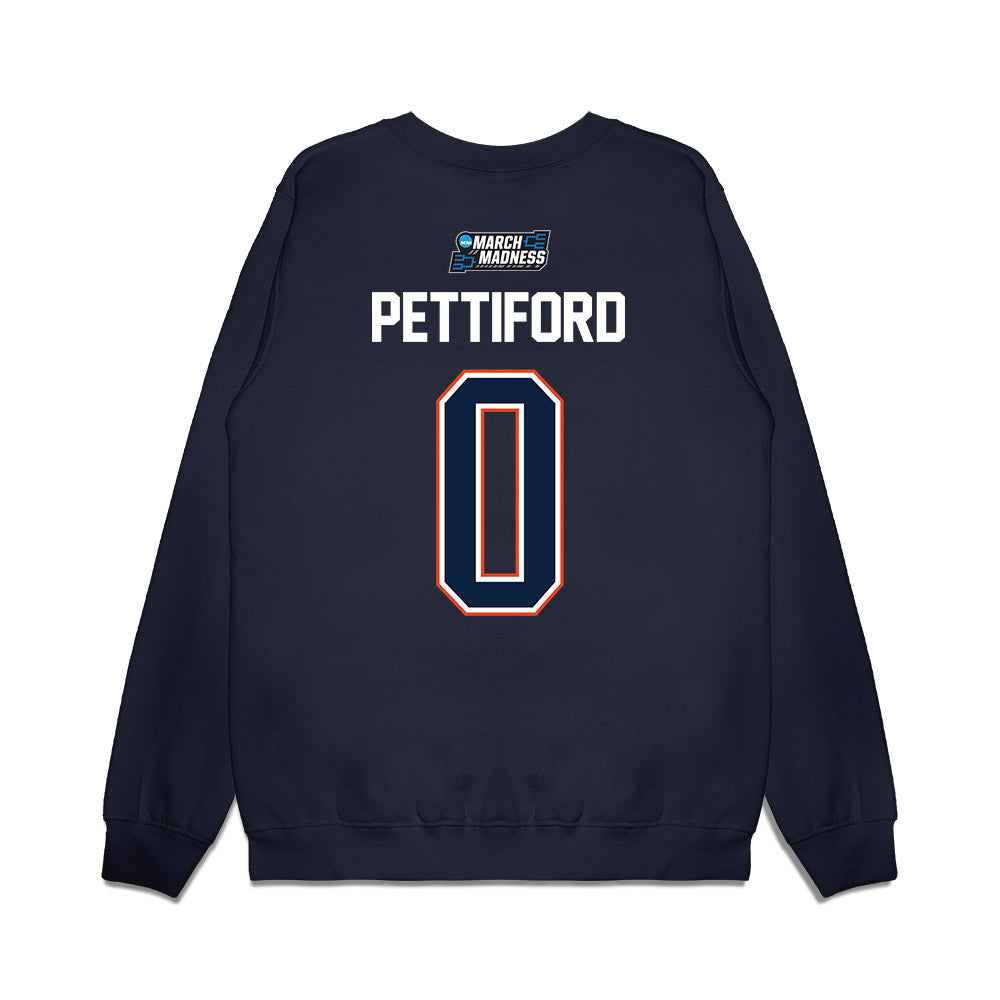 Auburn - NCAA Men's Basketball : Tahaad Pettiford - NCAA® March Madness® 2026 Premium Crewneck Sweatshirt-1