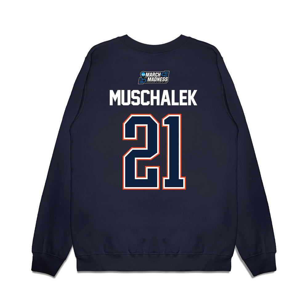 Auburn - NCAA Men's Basketball : Blake Muschalek - NCAA® March Madness® 2026 Premium Crewneck Sweatshirt-1