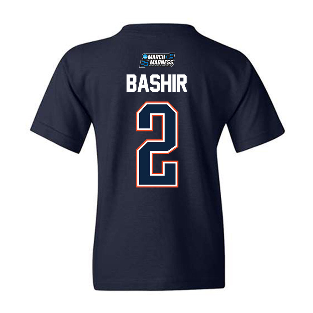 Auburn - NCAA Men's Basketball : Abdul Bashir - NCAA® March Madness® 2026 Youth T-Shirt-1