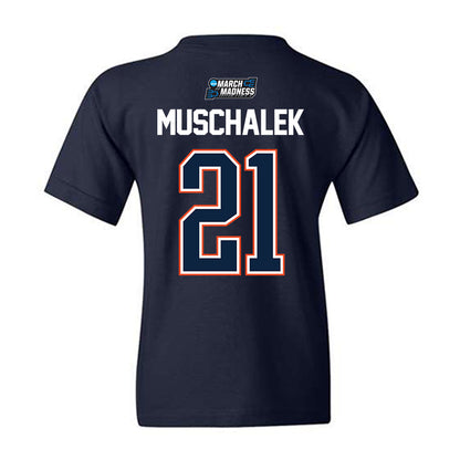 Auburn - NCAA Men's Basketball : Blake Muschalek - NCAA® March Madness® 2026 Youth T-Shirt-1