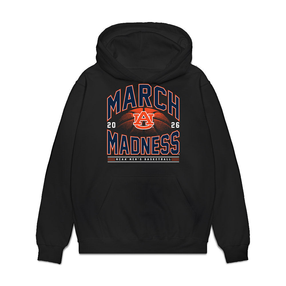 Auburn - NCAA Men's Basketball : Jeremiah Bowman - NCAA® March Madness® 2026 Premium Hooded Sweatshirt-0