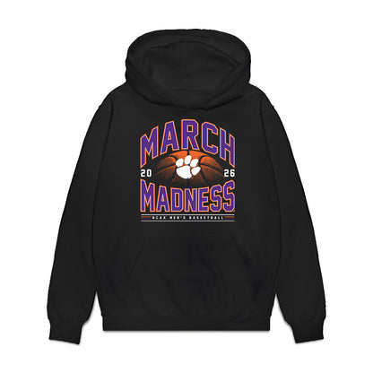 Clemson - NCAA Men's Basketball : Efrem Johnson - NCAA® March Madness® 2026 Premium Hooded Sweatshirt-0