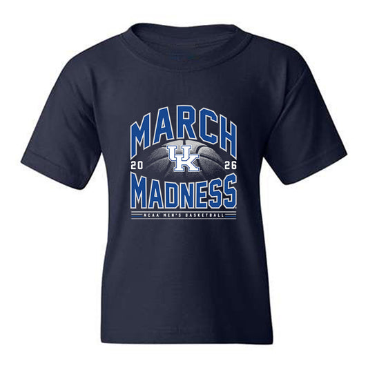 Kentucky - NCAA Men's Basketball : Braydon Hawthorne - NCAA® March Madness® 2026 Youth T-Shirt-0