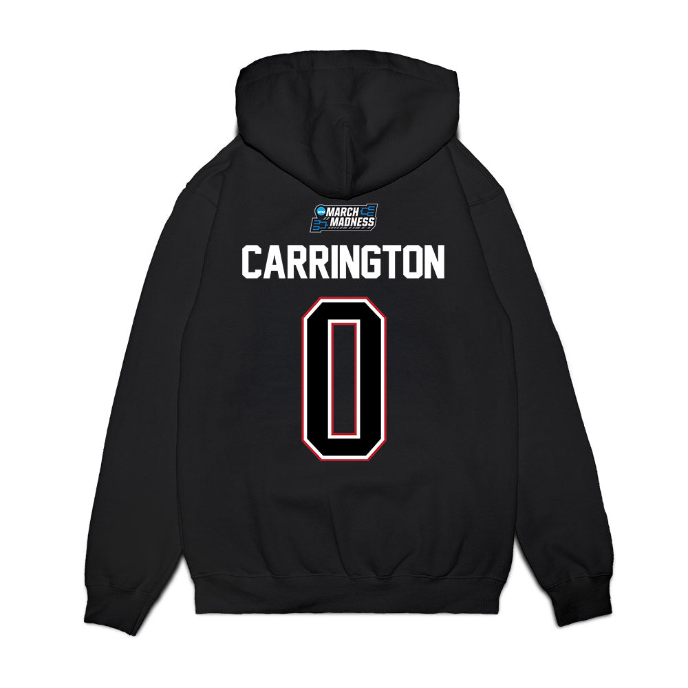 Wisconsin - NCAA Men's Basketball : Braeden Carrington - NCAA® March Madness® 2026 Premium Hooded Sweatshirt-1