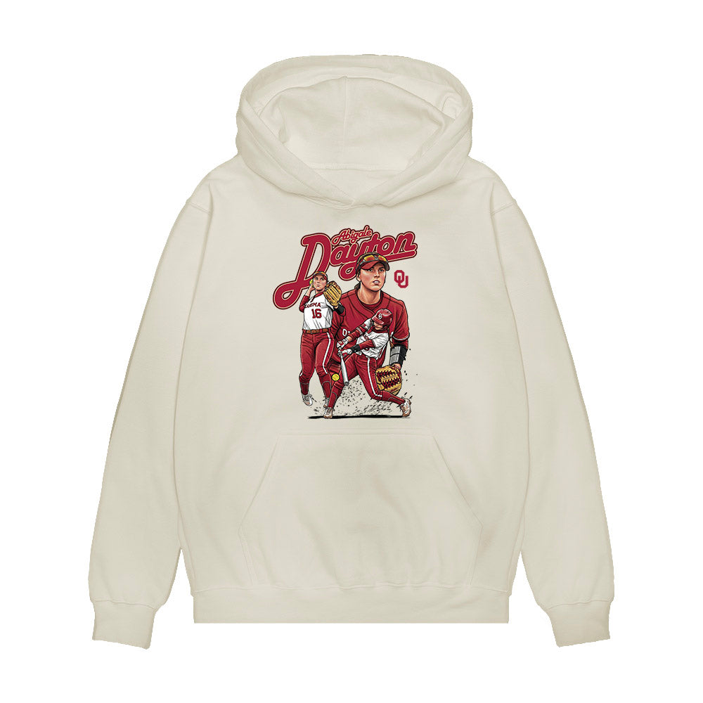 Oklahoma - NCAA Softball : Abigale Dayton - Collage Premium Hooded Sweatshirt-0