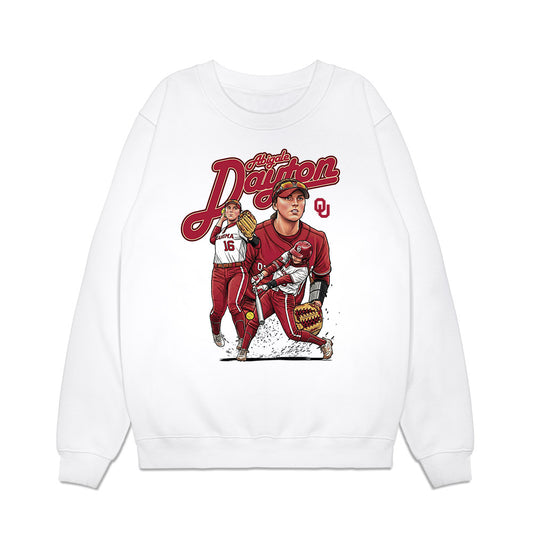 Oklahoma - NCAA Softball : Abigale Dayton - Collage Premium Crewneck Sweatshirt-0