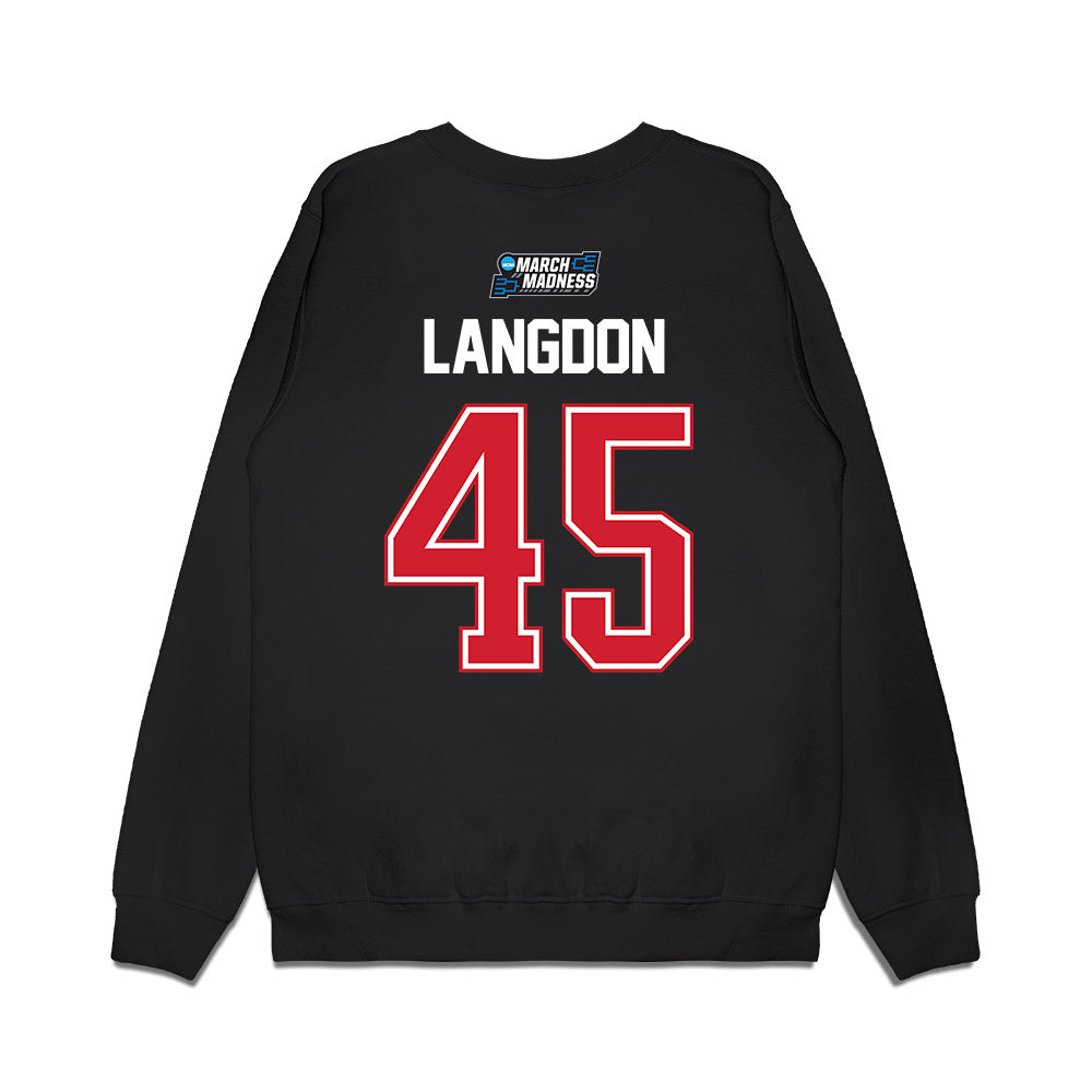 NC State - NCAA Men's Basketball : Colt Langdon - NCAA® March Madness® 2026 Premium Crewneck Sweatshirt-1