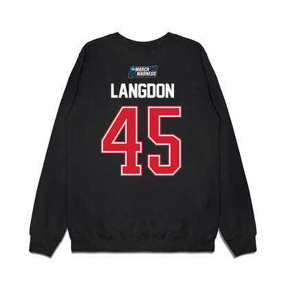 NC State - NCAA Men's Basketball : Colt Langdon - NCAA® March Madness® 2026 Premium Crewneck Sweatshirt-1