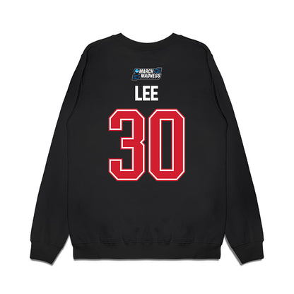 NC State - NCAA Men's Basketball : Sung Jin Lee - NCAA® March Madness® 2026 Premium Crewneck Sweatshirt-1