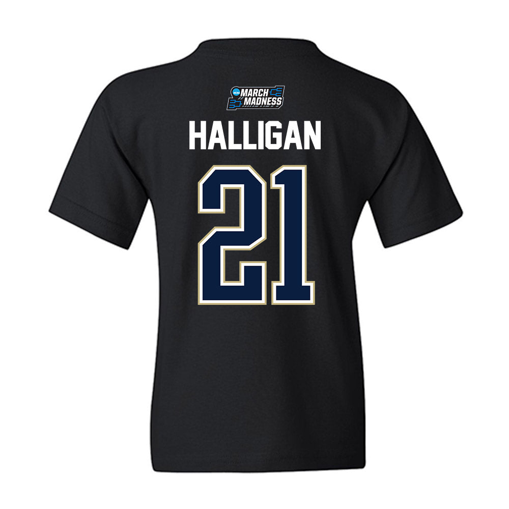 Akron - NCAA Men's Basketball : Zachary Halligan - NCAA® March Madness® 2026 Youth T-Shirt-1