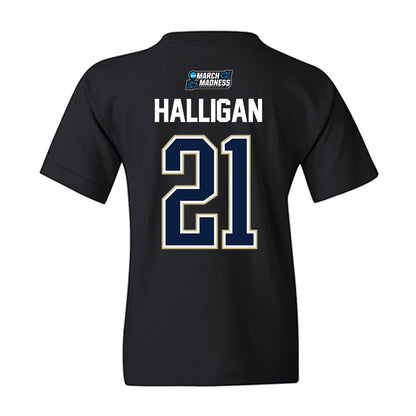 Akron - NCAA Men's Basketball : Zachary Halligan - NCAA® March Madness® 2026 Youth T-Shirt-1