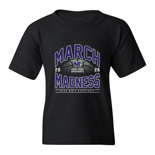 High Point - NCAA Men's Basketball : David Fonville - NCAA® March Madness® 2026 Youth T-Shirt-0