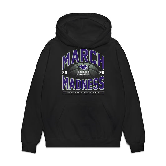 High Point - NCAA Men's Basketball : Josh Ibukunoluwa - NCAA® March Madness® 2026 Premium Hooded Sweatshirt-0