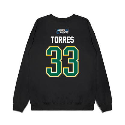 Siena - NCAA Men's Basketball : Chris Torres - NCAA® March Madness® 2026 Premium Crewneck Sweatshirt-1