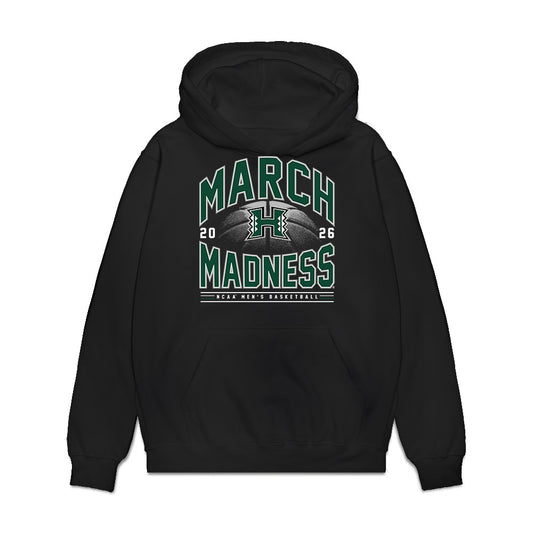 Hawaii - NCAA Men's Basketball : Gytis Nemeiksa - NCAA® March Madness® 2026 Premium Hooded Sweatshirt-0