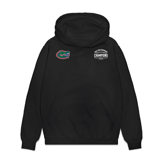 Florida - NCAA Men's Basketball : - Conference Champions Premium Hooded Sweatshirt-0