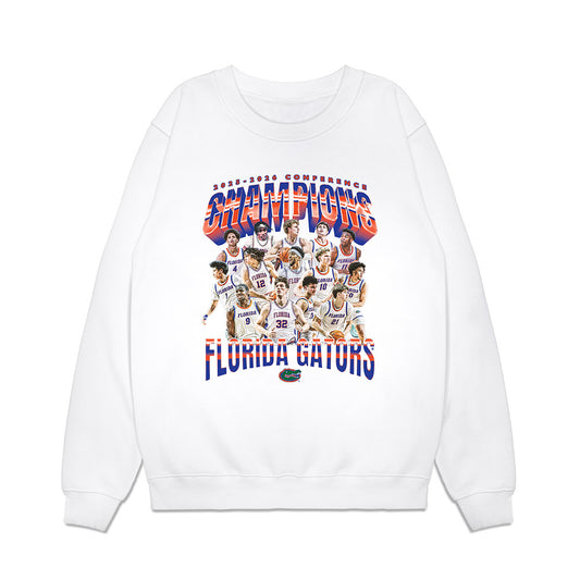 Florida - NCAA Men's Basketball : - Conference Champions Premium Crewneck Sweatshirt-0