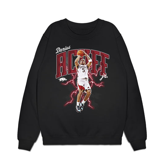 Arkansas - NCAA Men's Basketball : Darius Acuff Jr. - Collage Premium Crewneck Sweatshirt-0