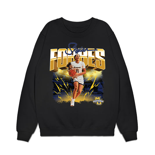 Marquette - NCAA Women's Basketball : Skylar Forbes - Collage Premium Crewneck Sweatshirt-0