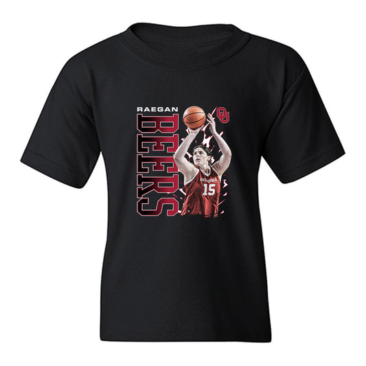 Oklahoma - NCAA Women's Basketball : Raegan Beers - Collage Youth T-Shirt-0