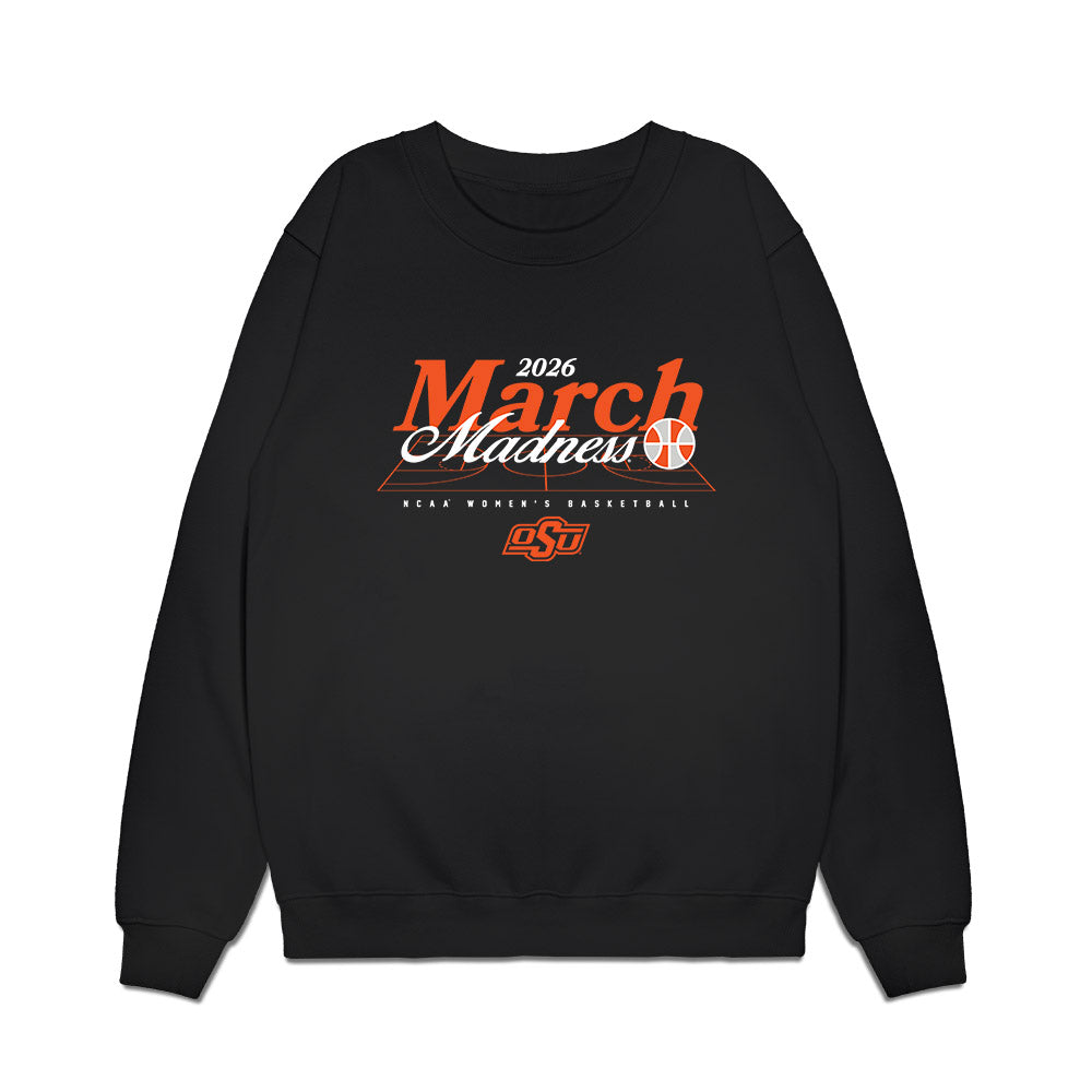 Oklahoma State - NCAA Women's Basketball : Haleigh Timmer - NCAA® March Madness® 2026 Premium Crewneck Sweatshirt-0