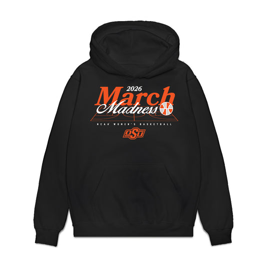 Oklahoma State - NCAA Women's Basketball : Wilnie Joseph - NCAA® March Madness® 2026 Premium Hooded Sweatshirt-0