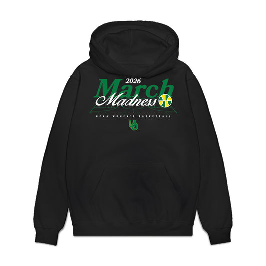 Oregon - NCAA Women's Basketball : Amina Muhammad - NCAA® March Madness® 2026 Premium Hooded Sweatshirt-0
