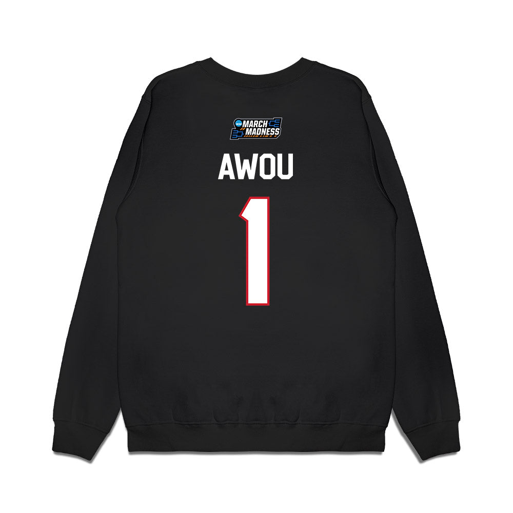 NC State - NCAA Women's Basketball : Lorena Awou - NCAA® March Madness® 2026 Premium Crewneck Sweatshirt-1