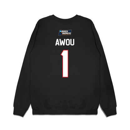NC State - NCAA Women's Basketball : Lorena Awou - NCAA® March Madness® 2026 Premium Crewneck Sweatshirt-1