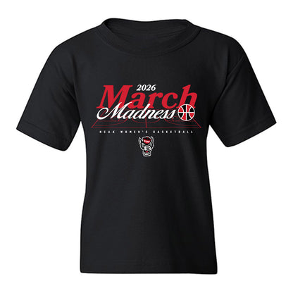 NC State - NCAA Women's Basketball : Devyn Quigley - NCAA® March Madness® 2026 Youth T-Shirt-0