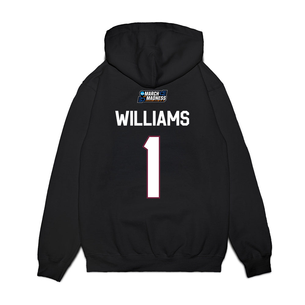 Arizona State - NCAA Women's Basketball : Amaya Williams - NCAA® March Madness® 2026 Premium Hooded Sweatshirt-1