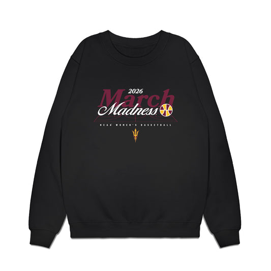 Arizona State - NCAA Women's Basketball : Jyah LoVett - NCAA® March Madness® 2026 Premium Crewneck Sweatshirt-0