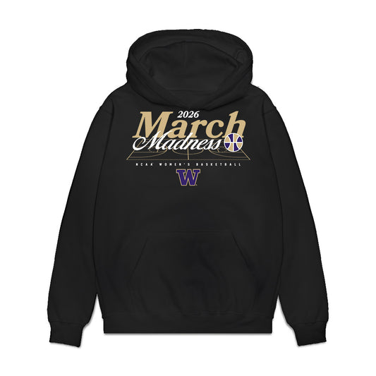 Washington - NCAA Women's Basketball : Olivia Anderson - NCAA® March Madness® 2026 Premium Hooded Sweatshirt-0