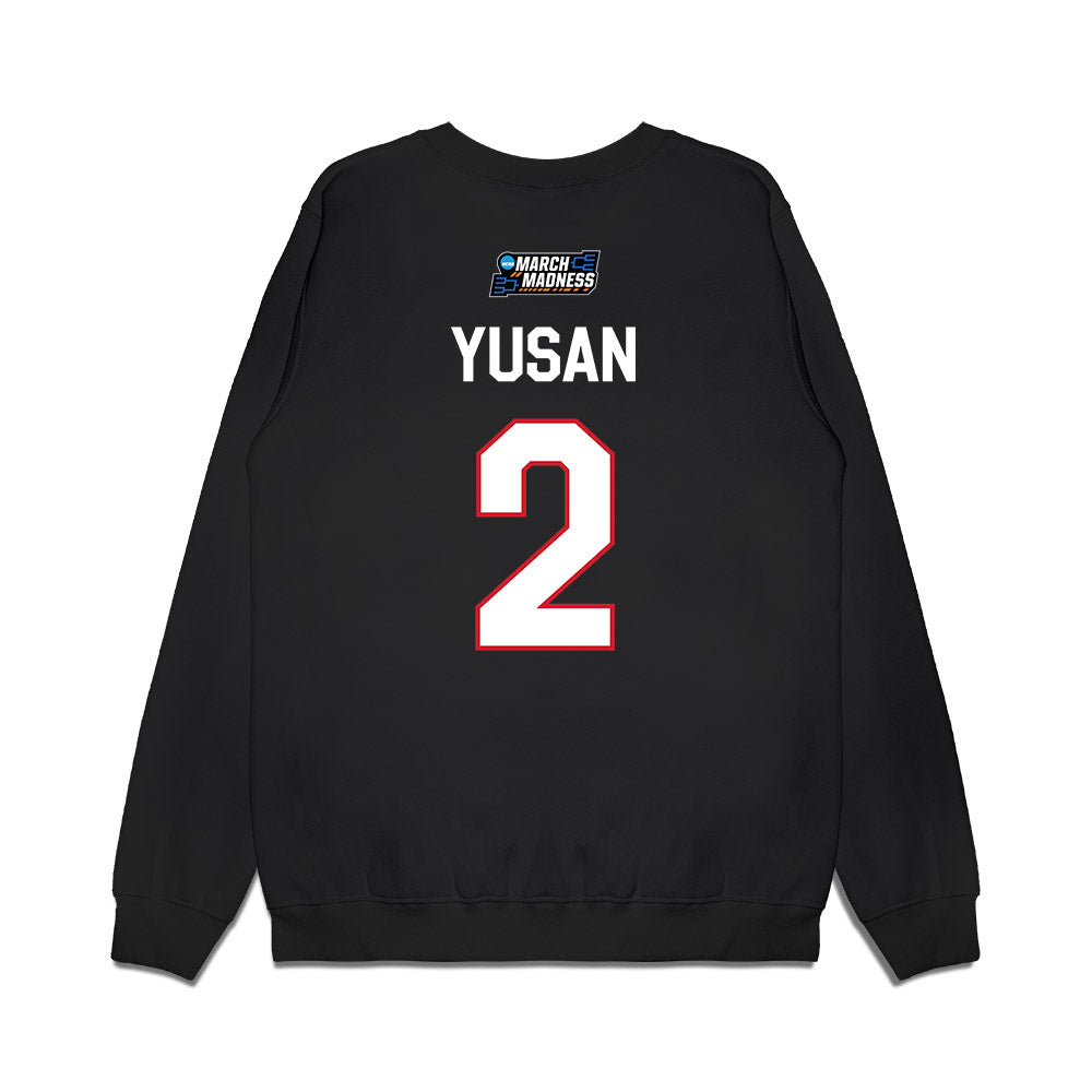 Fairfield - NCAA Women's Basketball : Selen Yusan - NCAA® March Madness® 2026 Premium Crewneck Sweatshirt-1