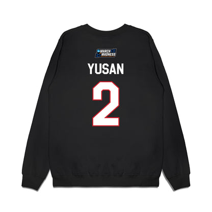 Fairfield - NCAA Women's Basketball : Selen Yusan - NCAA® March Madness® 2026 Premium Crewneck Sweatshirt-1