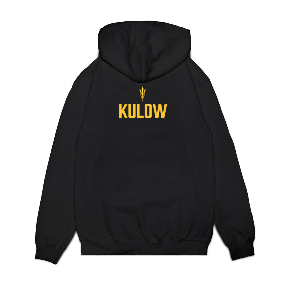 Arizona State - NCAA Men's Swimming & Diving : Jonny Kulow - Conference Champions Premium Hooded Sweatshirt-1