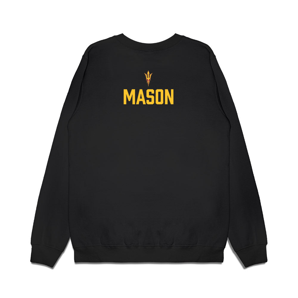 Arizona State - NCAA Men's Swimming & Diving : Jake Mason - Conference Champions Premium Crewneck Sweatshirt-1
