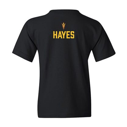 Arizona State - NCAA Women's Swimming & Diving : Kayden Hayes - Back to Back Conference Champions Youth T-Shirt-1