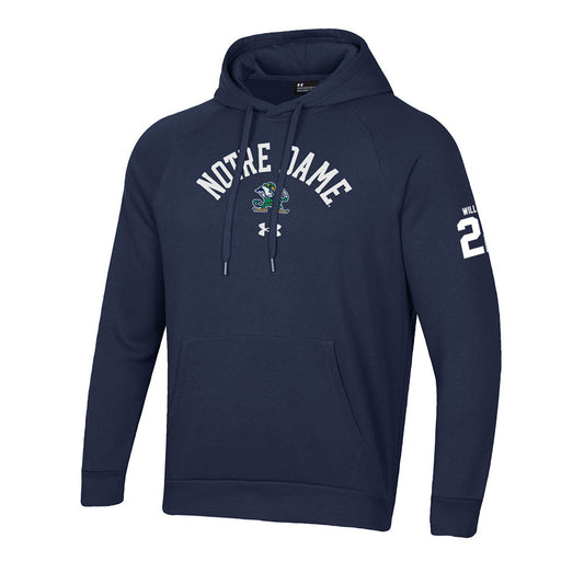Notre Dame - NCAA Football : Aneyas Williams - Under Armour® Rival Fleece Hood-0