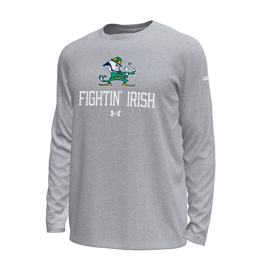 Notre Dame - NCAA Women's Fencing : Ryanne Leslie - Under Armour® Tech Stretch Long Sleeve Tee-0
