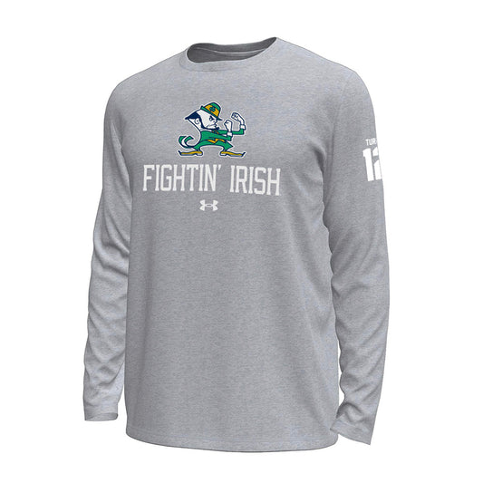 Notre Dame - NCAA Women's Soccer : Kiki Turner - Under Armour® Tech Stretch Long Sleeve Tee-0
