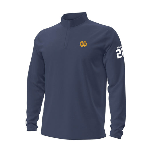 Notre Dame - NCAA Football : Aneyas Williams - Under Armour® Motion Quarter Zip-0