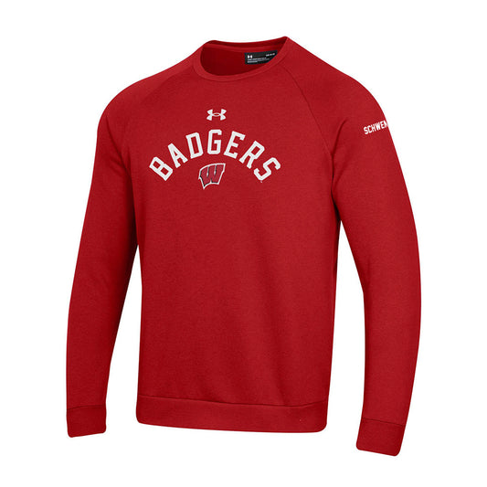 Wisconsin - NCAA Football : Ryan Schwendeman - Under Armour® Rival Fleece Crew-0